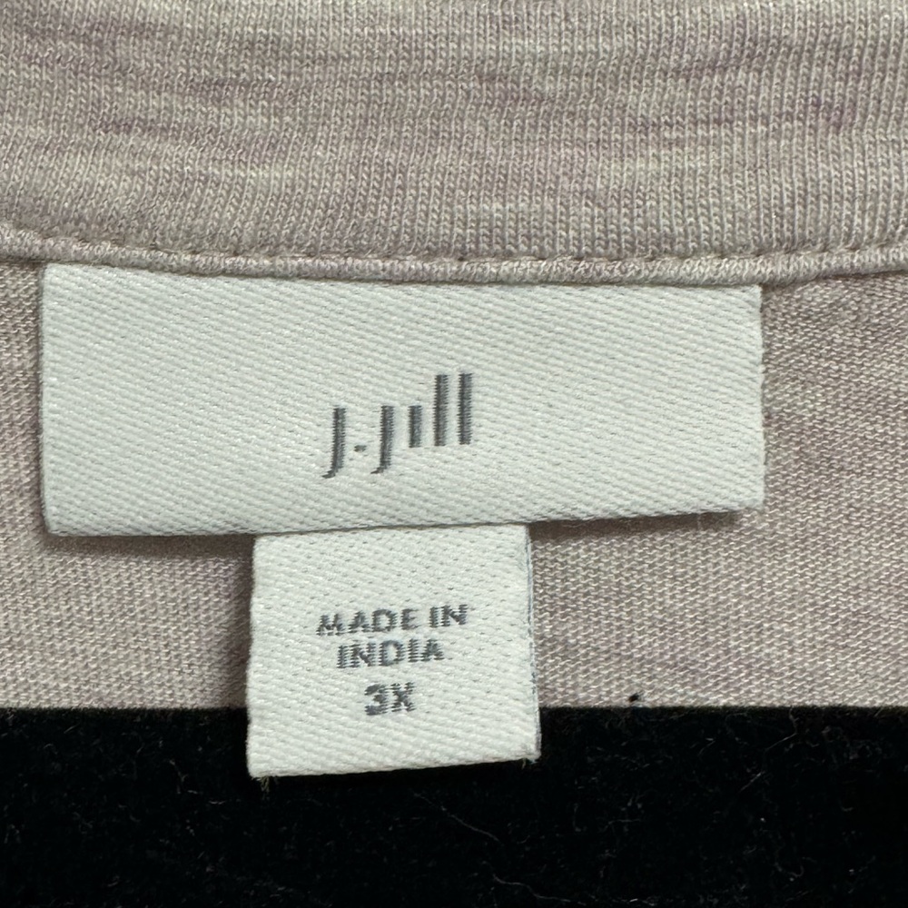J.Jill Sleeveless Textured Knit Tunic Top Neutral Beige Size 3xl - Picture 5 of 7